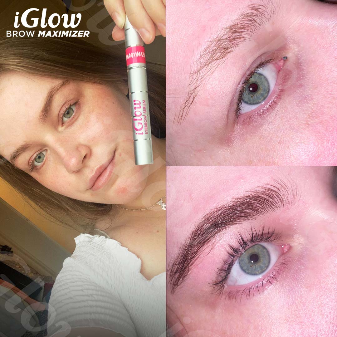 iGlow Brow Maximizer + iGlow Slanted Tweezer - iGlow Cosmetics