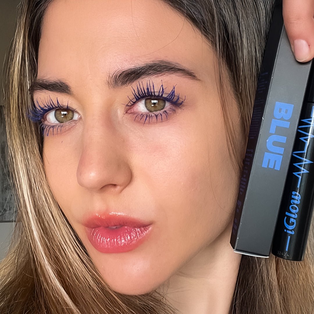 iGlow Lash Serum & High Volume Mascara Kit - Blue - iGlow Cosmetics