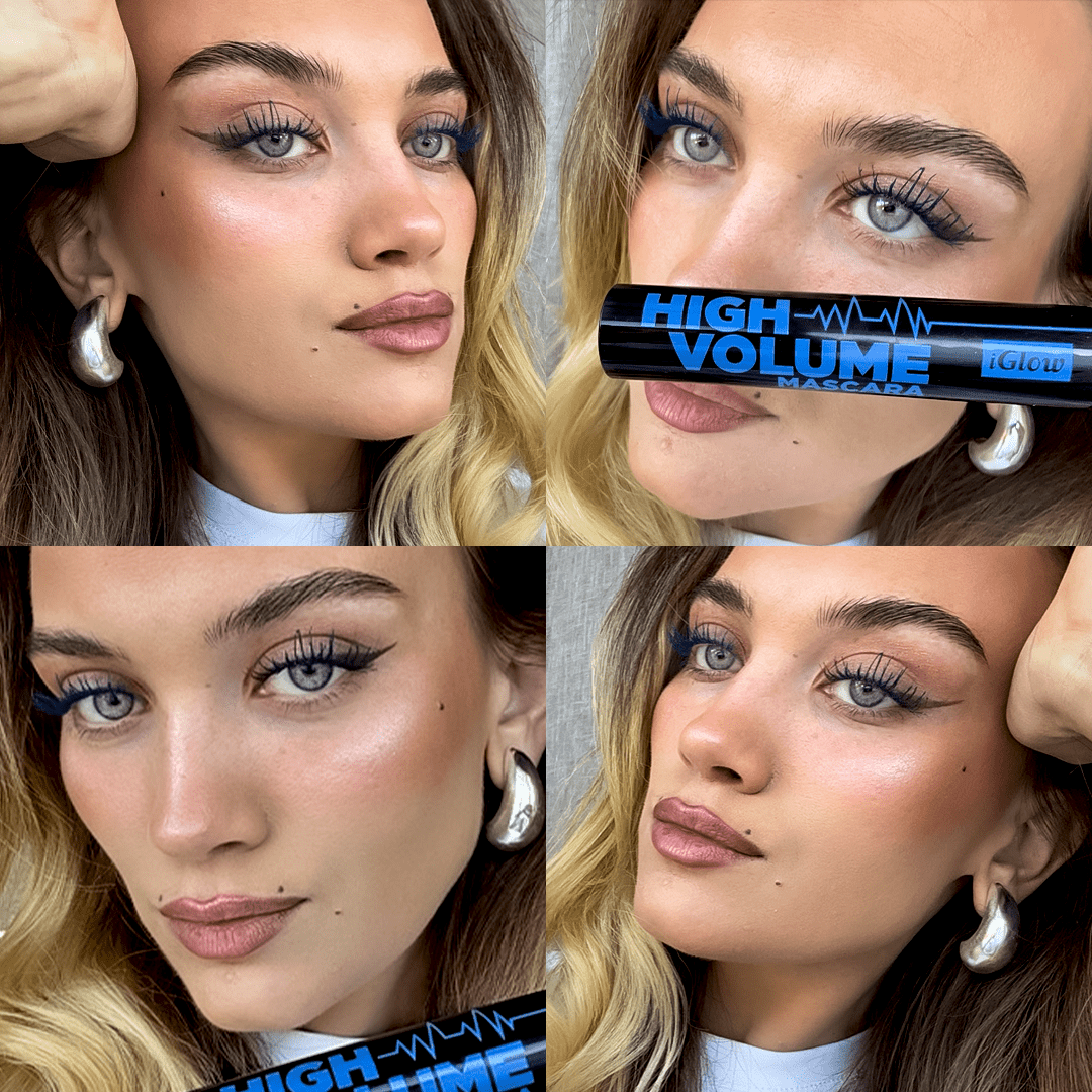 iGlow Lash Serum & High Volume Mascara Kit - Blue - iGlow Cosmetics