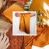 iGlow Silk Pillowcase - Orange Siesta - iGlow Cosmetics