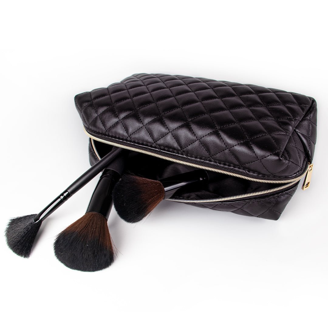 iGlow Cosmetic Bag - Black - iGlow Cosmetics