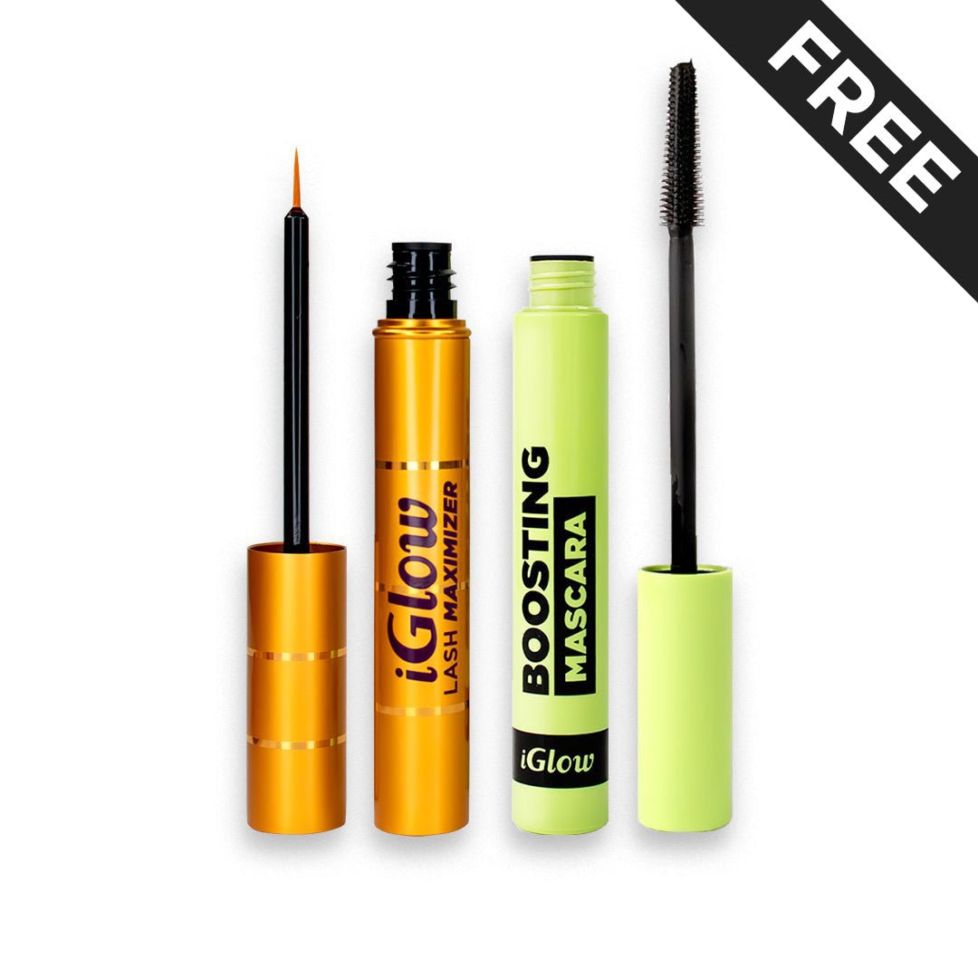 iGlow Lash Maximizer and free iGlow Boosting Mascara - iGlow Cosmetics