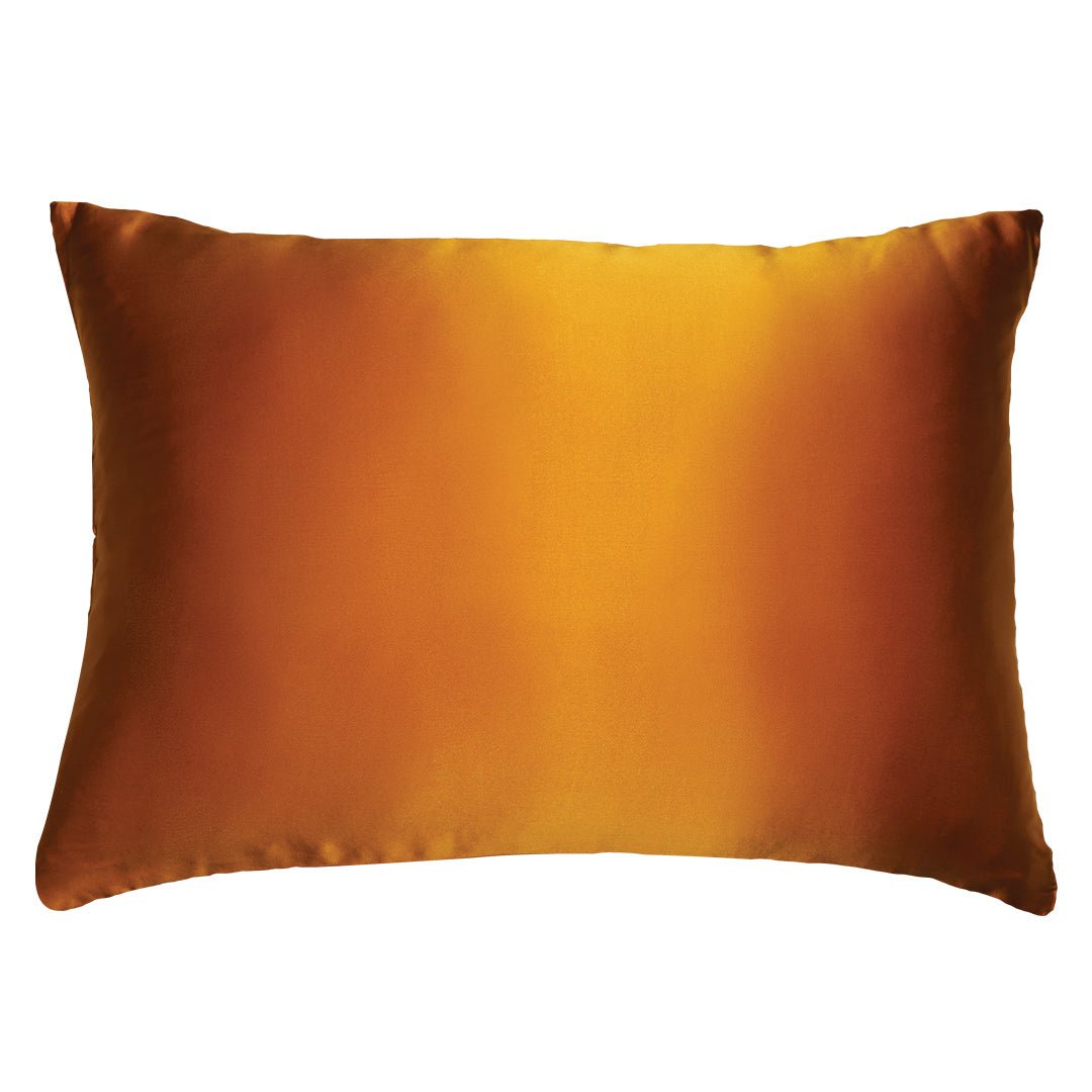 iGlow Silk Pillowcase - Orange Siesta - iGlow Cosmetics