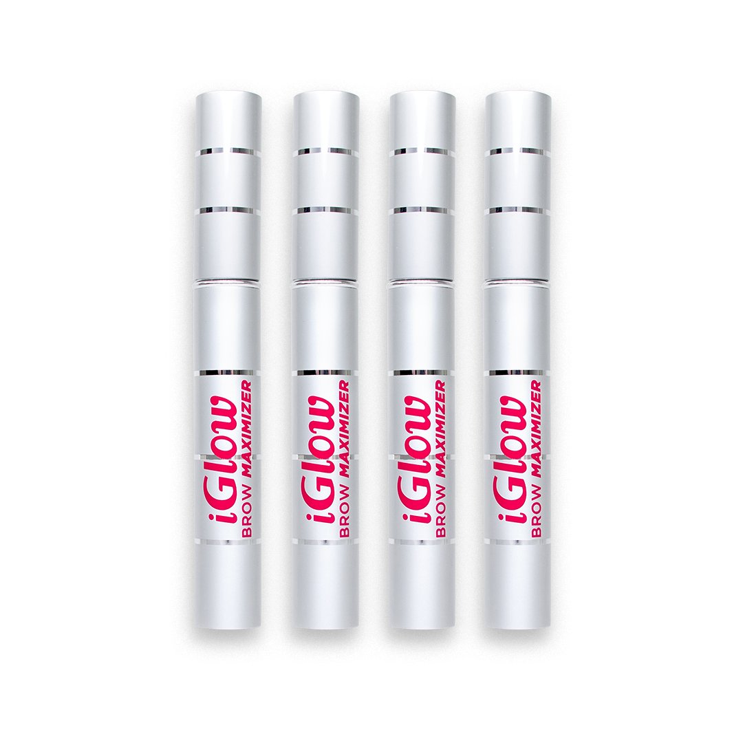 4x iGlow Brow Maximizer - Brow Serum, 4 ml - iGlow Cosmetics