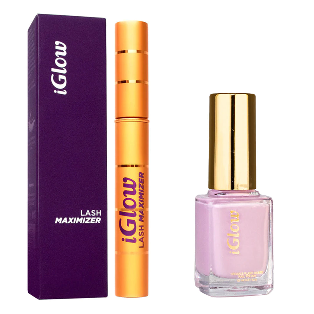 iGlow Lash serum + iGlow Nailpolish - Lovely Pink