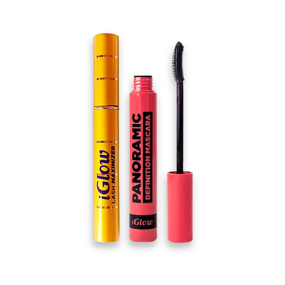iGlow Lash Maximizer and FREE iGlow Panoramic Mascara - iGlow Cosmetics