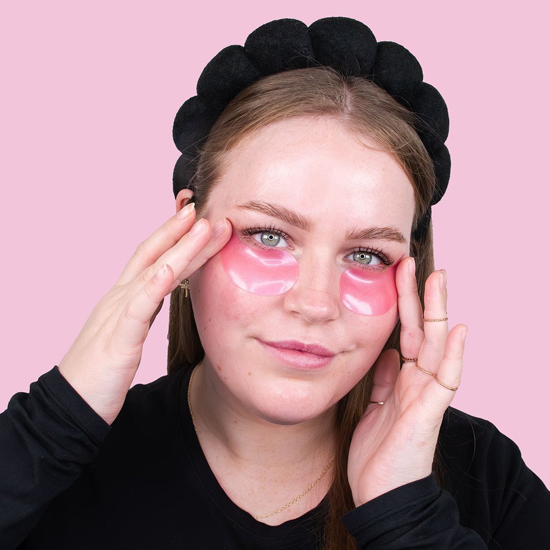 2x iGlow Refreshing Raspberry Eye Patches - iGlow Cosmetics