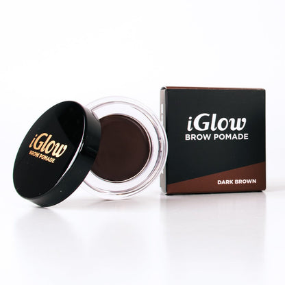 iGlow Brow Pomade - Dark Brown - iGlow Cosmetics