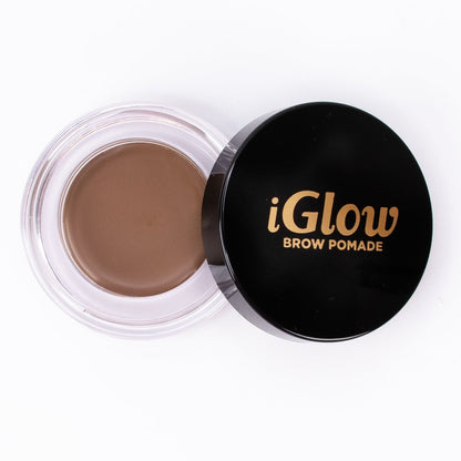 iGlow Brow serum + Brow Pencil Taupe + Pomade Light Brown - iGlow Cosmetics