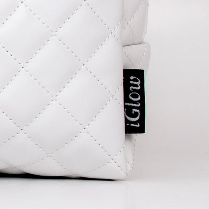 iGlow Cosmetic Bag - White - iGlow Cosmetics