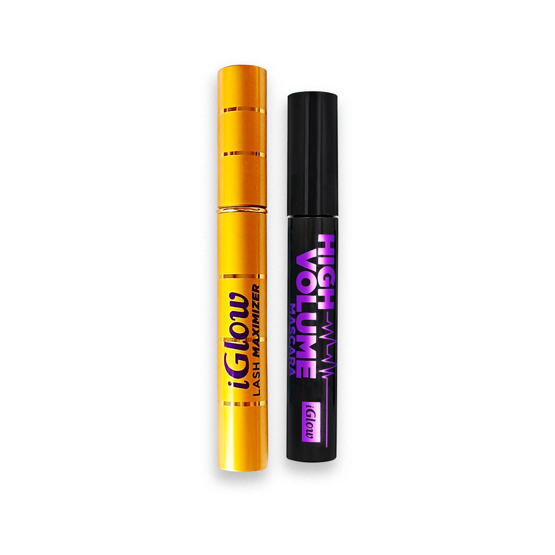 iGlow Lash Maximizer and iGlow High Volume Mascara - iGlow Cosmetics