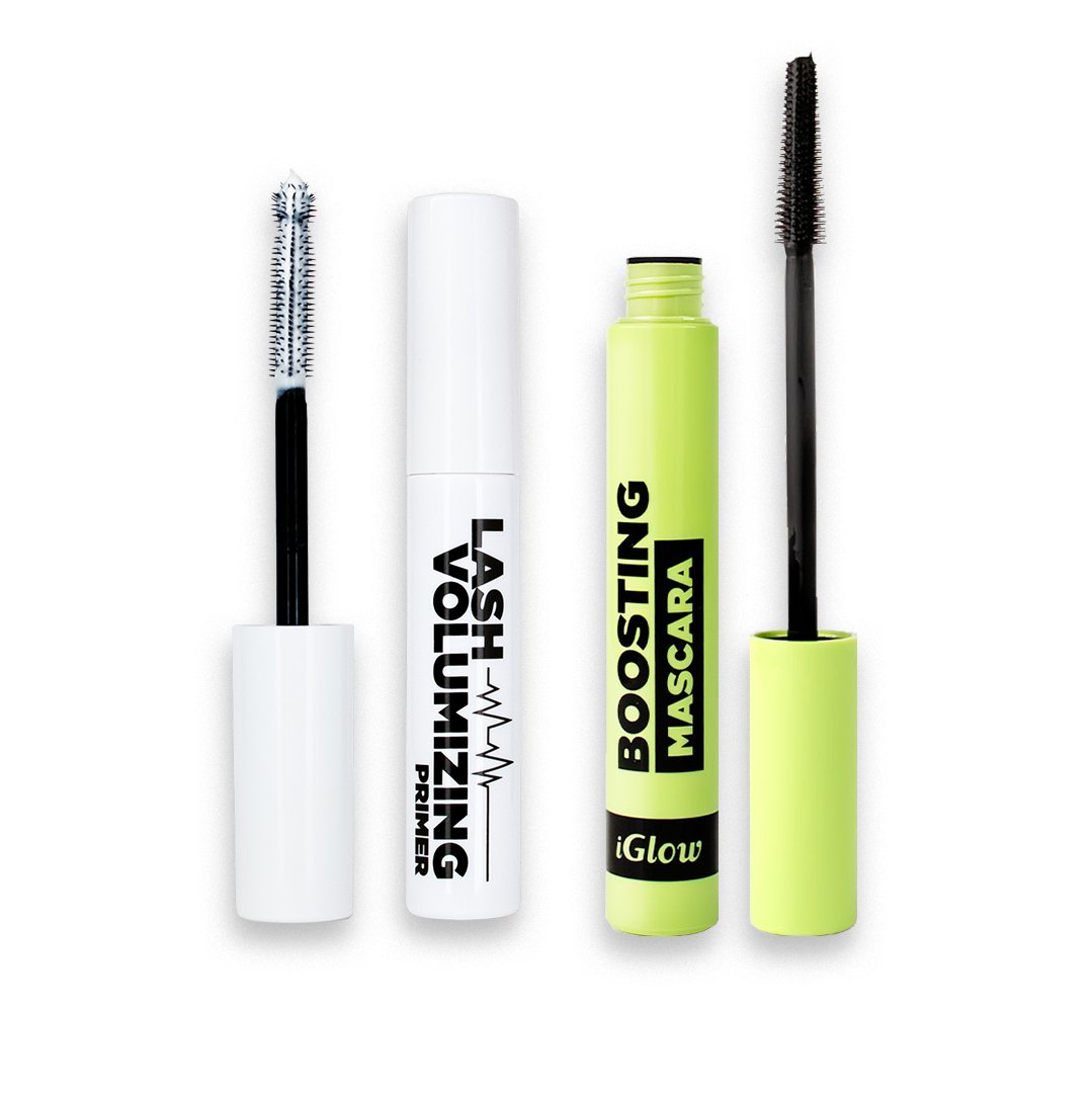 iGlow Lash Volumizing Primer + iGlow Boosting Mascara - iGlow Cosmetics