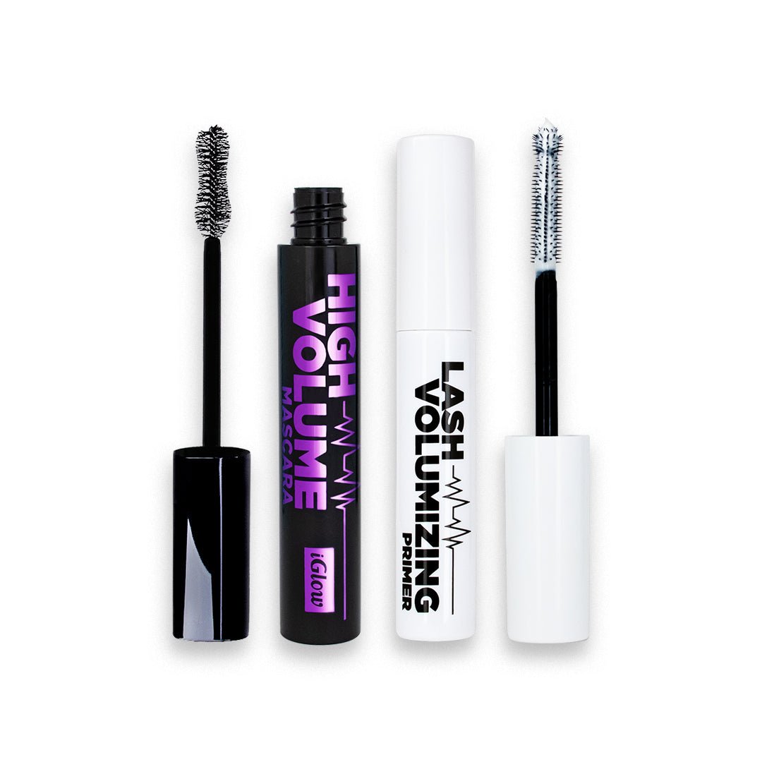 iGlow Lash Volumizing Primer + iGlow High Volume Mascara - iGlow Cosmetics