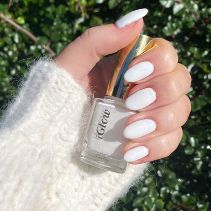 iGlow Nailpolish - Blondie White - iGlow Cosmetics