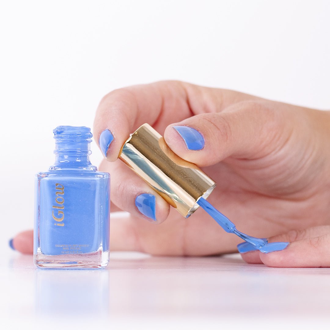 iGlow Nailpolish - Blue Angel - iGlow Cosmetics