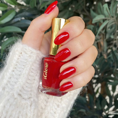 iGlow Nailpolish - Brave Red - iGlow Cosmetics