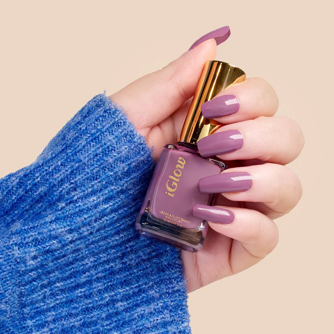 iGlow Nailpolish - Lucky Purple - iGlow Cosmetics