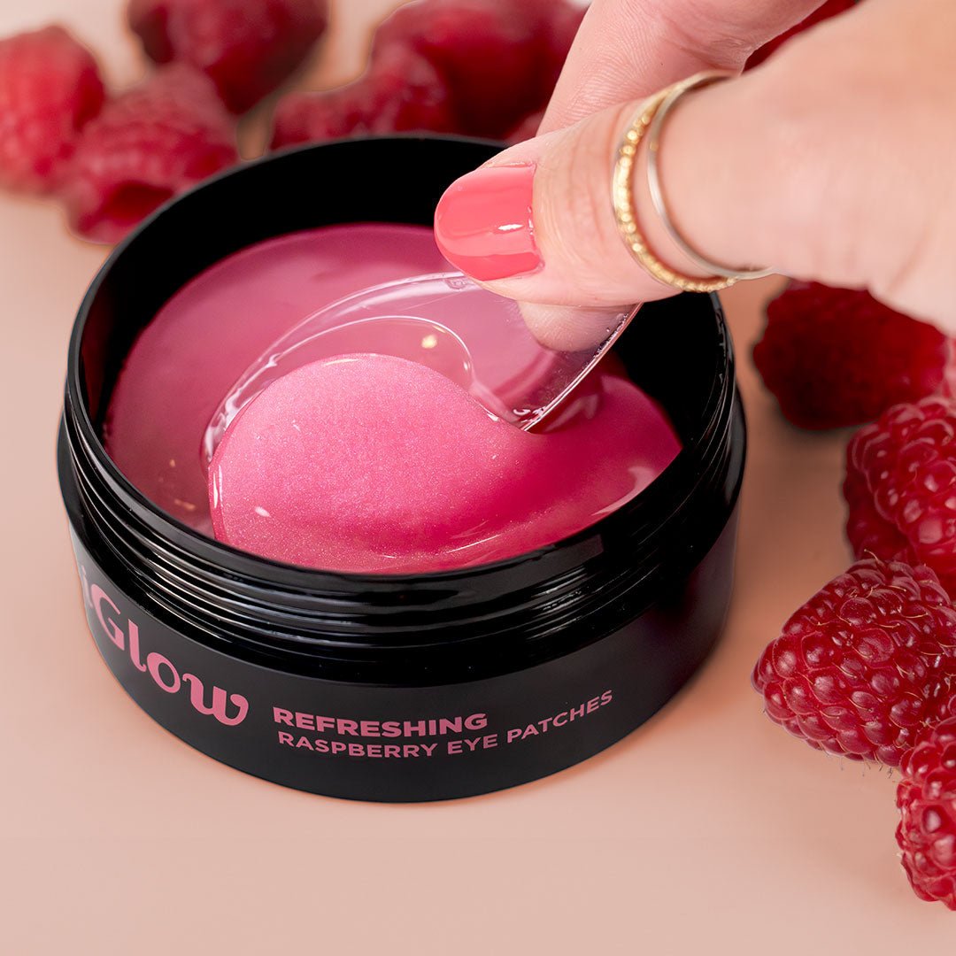 iGlow Refreshing Raspberry Eye Patches - iGlow Cosmetics