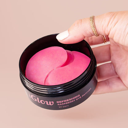 iGlow Refreshing Raspberry Eye Patches - iGlow Cosmetics