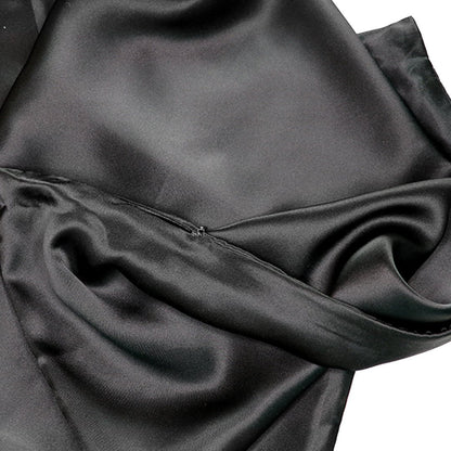 iGlow Silk Pillowcase - Black Night - iGlow Cosmetics