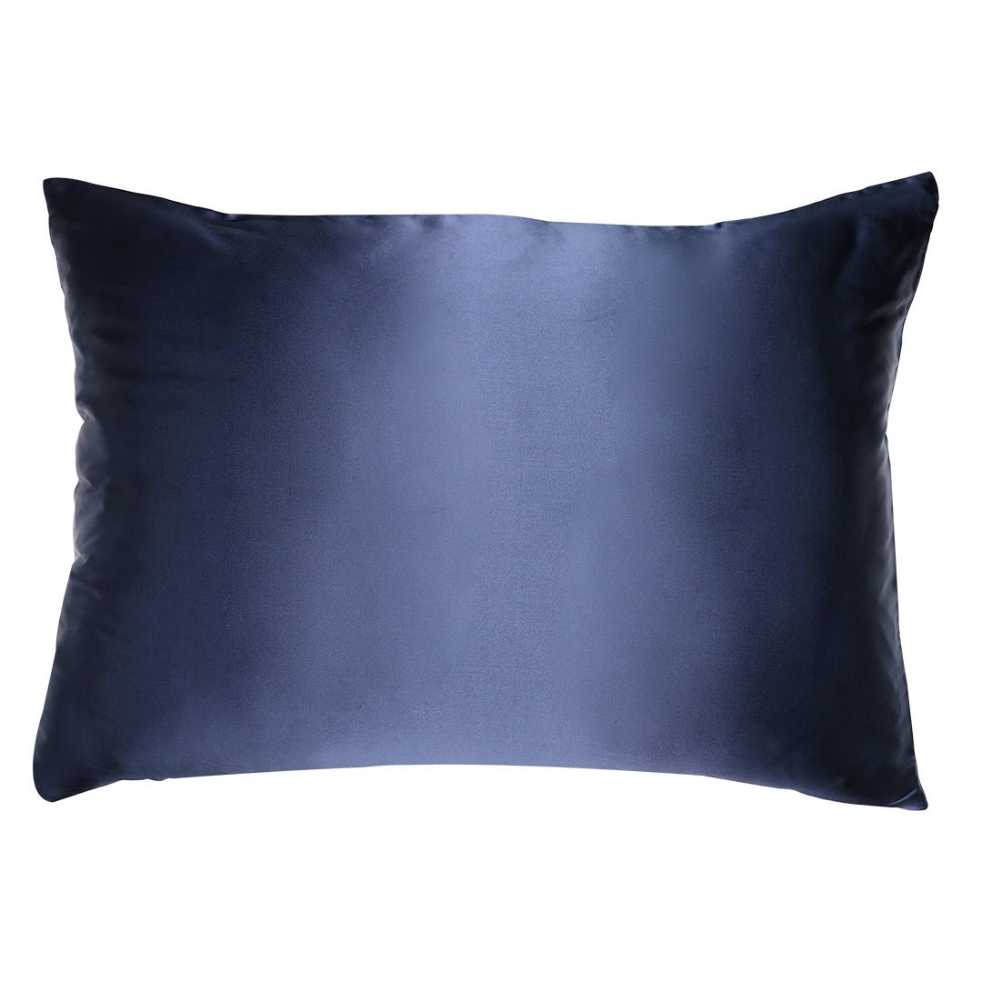iGlow Silk Pillowcase - Blue Twilight - iGlow Cosmetics