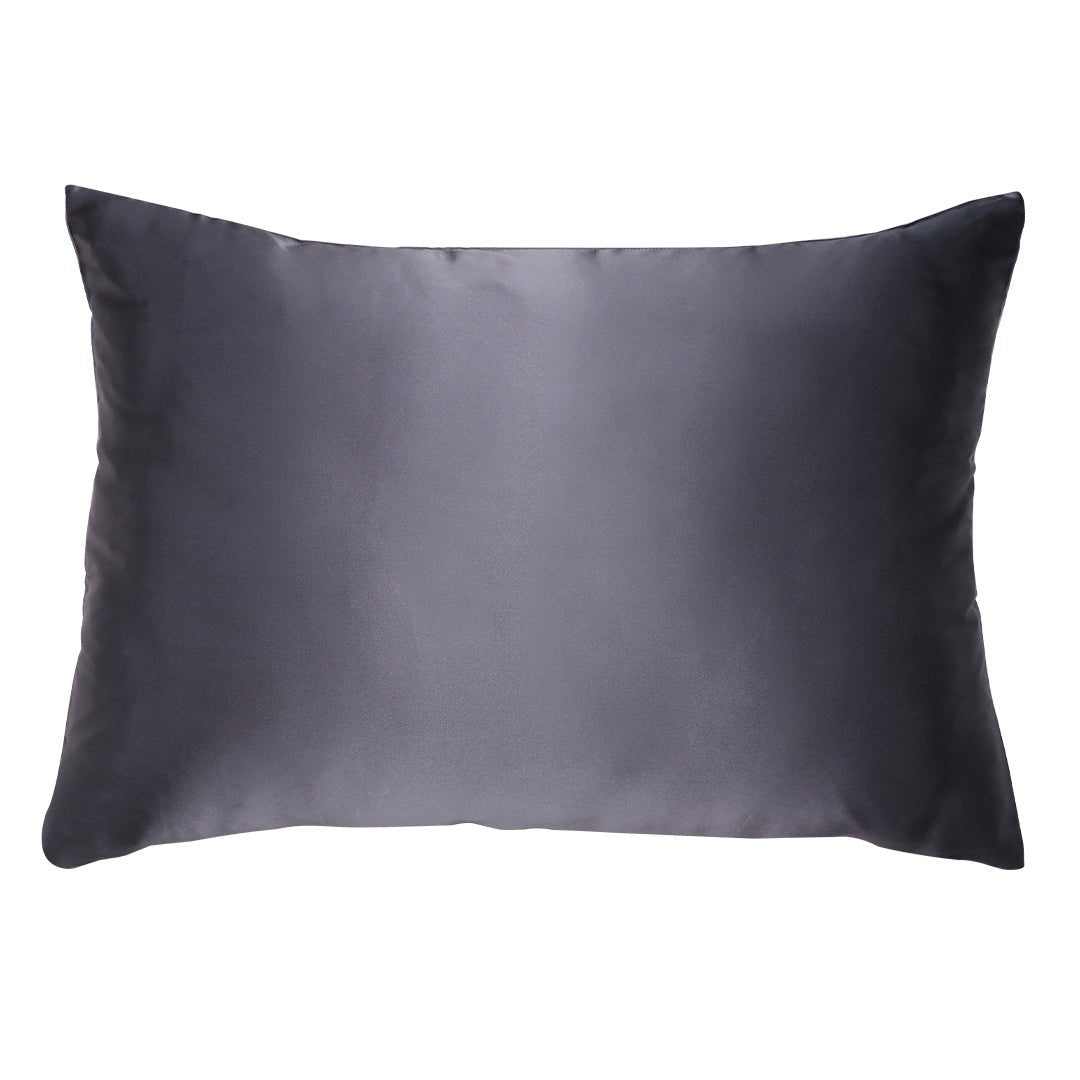 iGlow Silk Pillowcase - Grey Shadows - iGlow Cosmetics