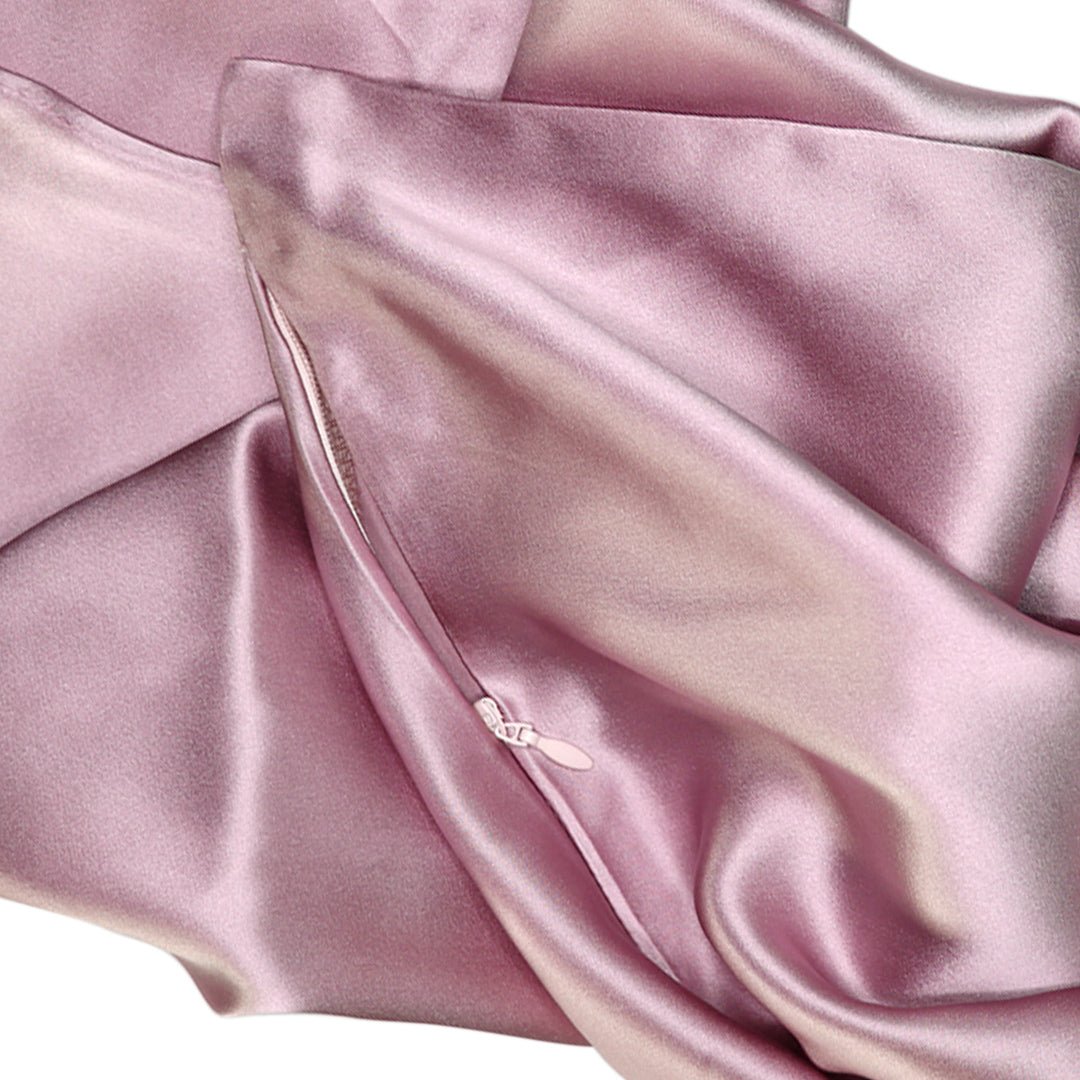 iGlow Silk Pillowcase - Lilac Mist - iGlow Cosmetics