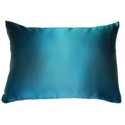 iGlow Silk Pillowcase - Ocean Blue - iGlow Cosmetics