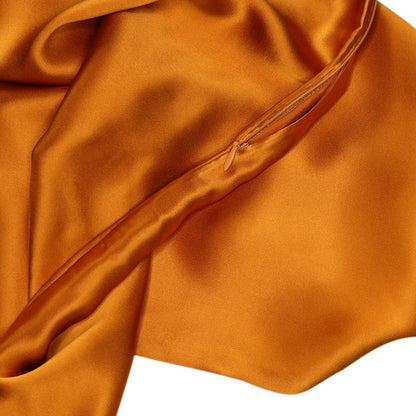 iGlow Silk Pillowcase - Orange Siesta - iGlow Cosmetics