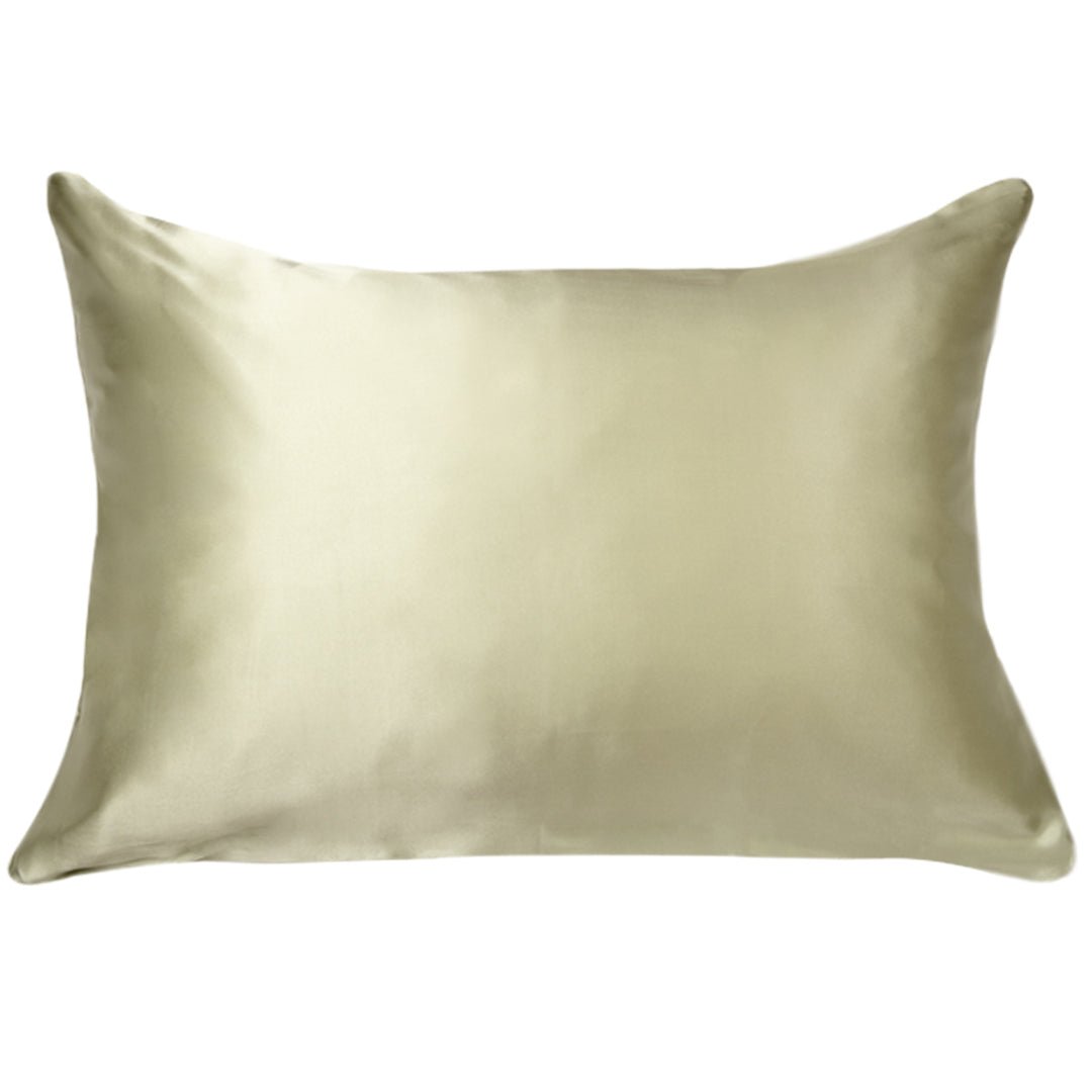 iGlow Silk Pillowcase - Tranquil Green - iGlow Cosmetics